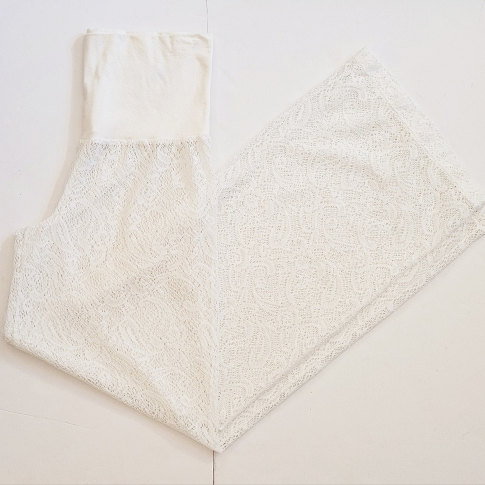 White Lace Pants